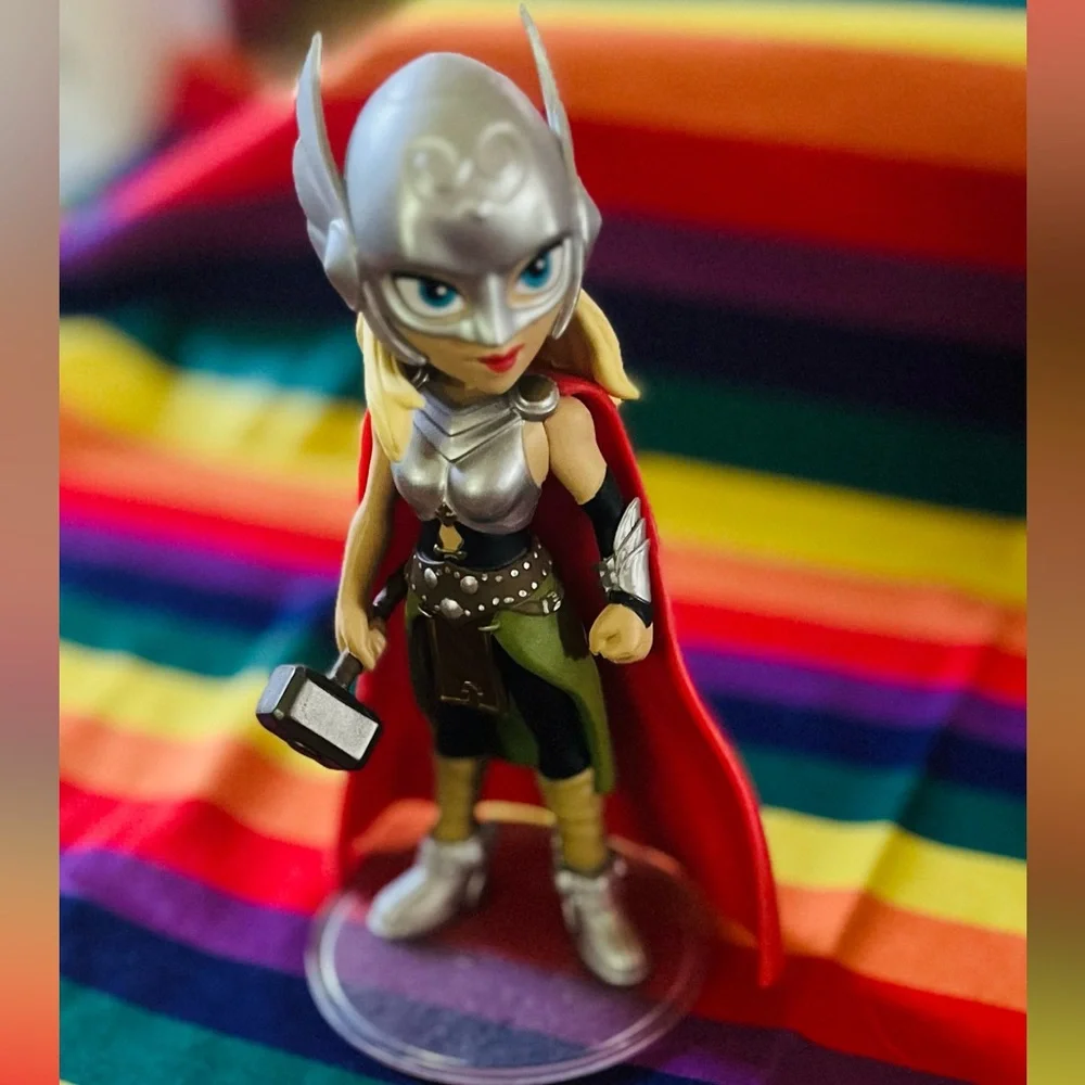 Marvel Action Figure Lady Thor/Mighty Thor Bobble Head - Picture 1 of 2